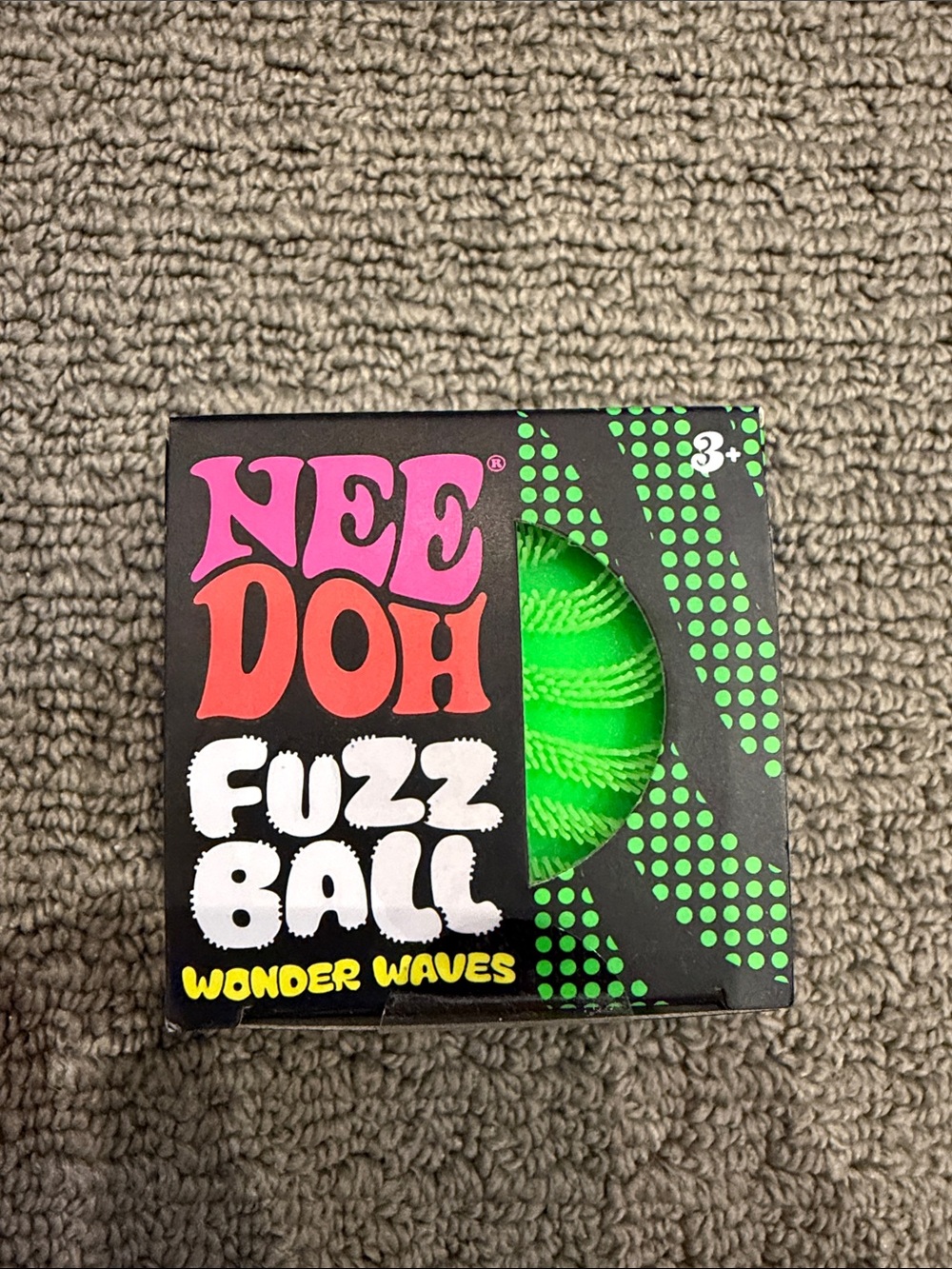 NEE DOH Fuzz Ball Wonder Waves - Bright Green- sealed